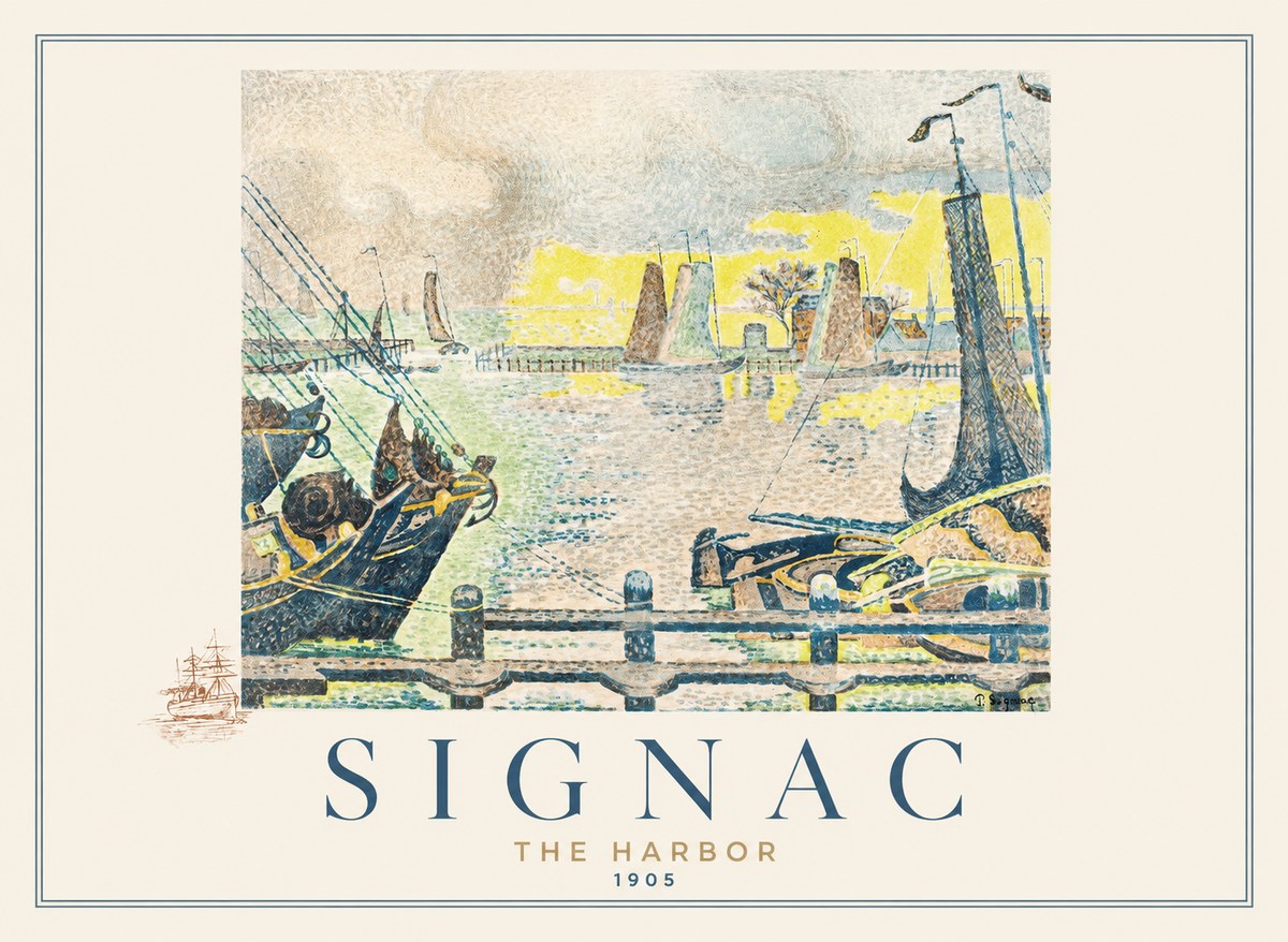 Signac The Harbor III No1 - Juliste