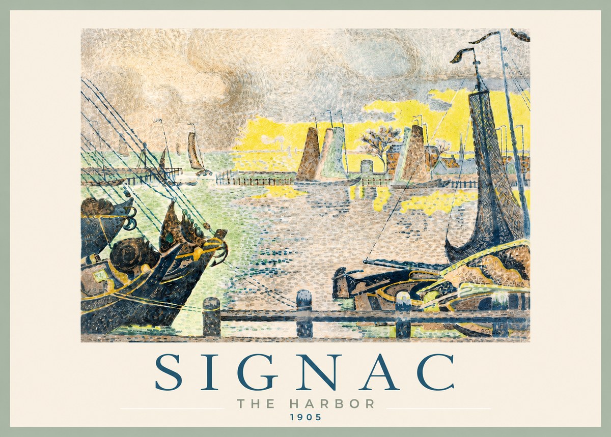 Signac The Harbor III No2 - Juliste