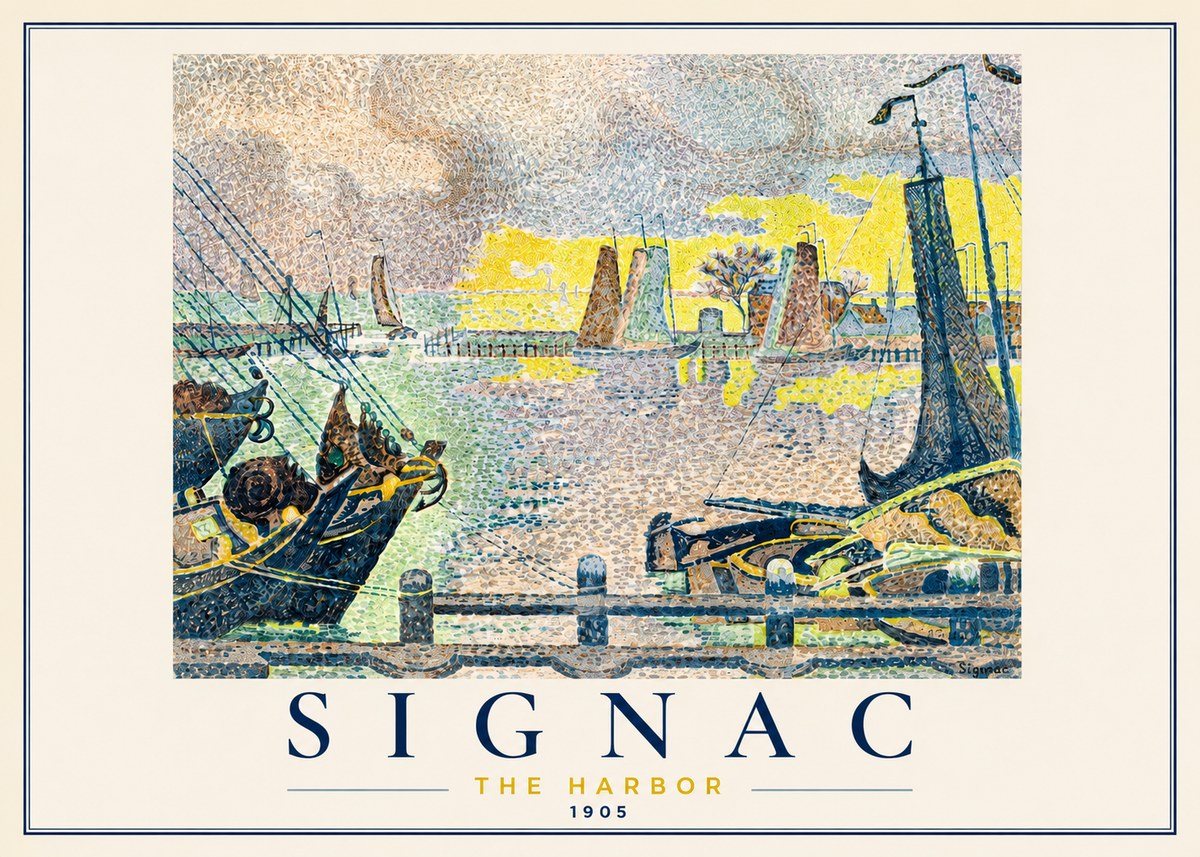 Signac The Harbor III No3 - Juliste