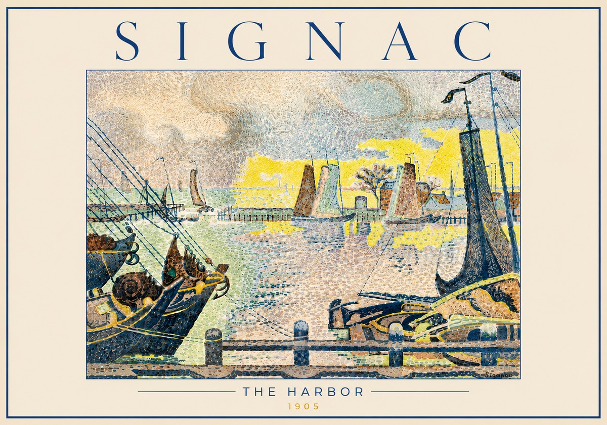 Signac The Harbor III No6 - Juliste