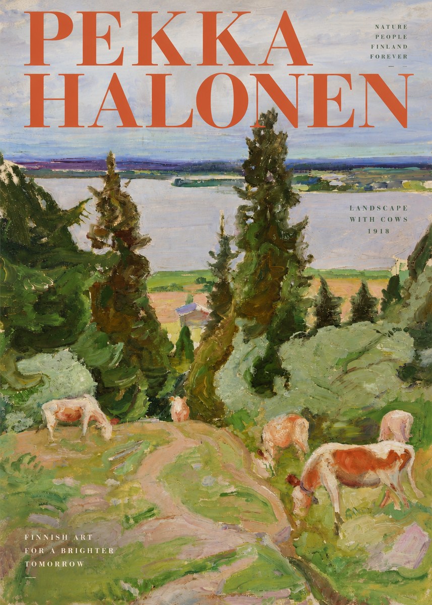 Pekka Halonen Landscape with Cows No3 - Juliste