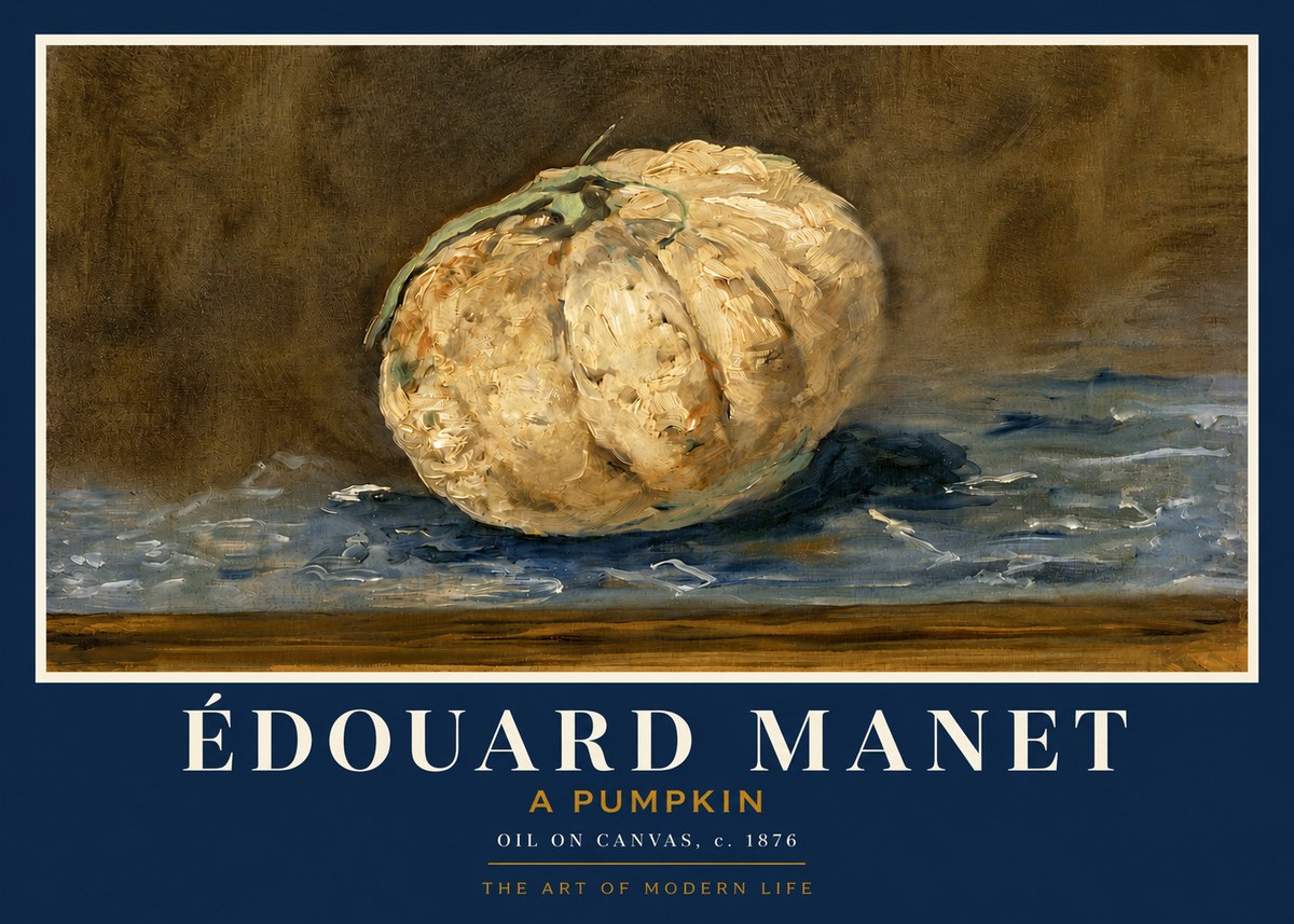 Édouard Manet A Pumpkin No3 - Juliste
