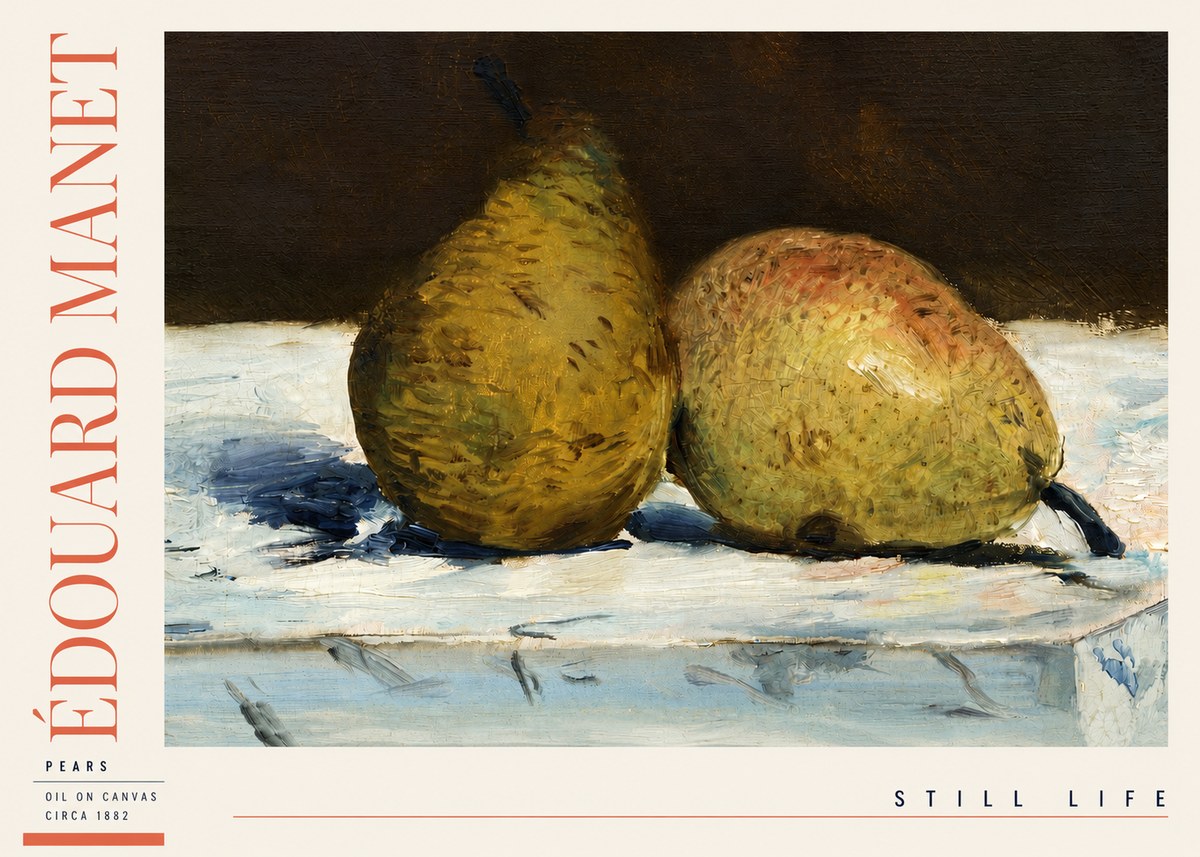 Édouard Manet Pears No3 - Juliste