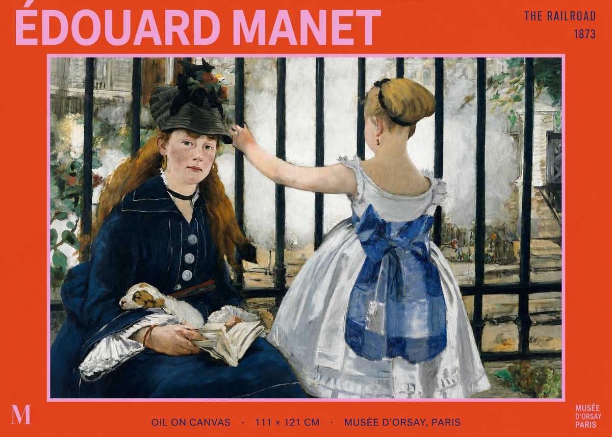 Édouard Manet The Railroad No2 - Juliste