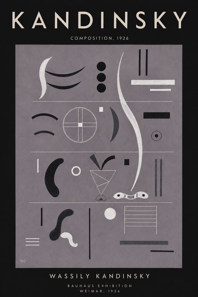 Kandinsky Composition I No4 - Juliste