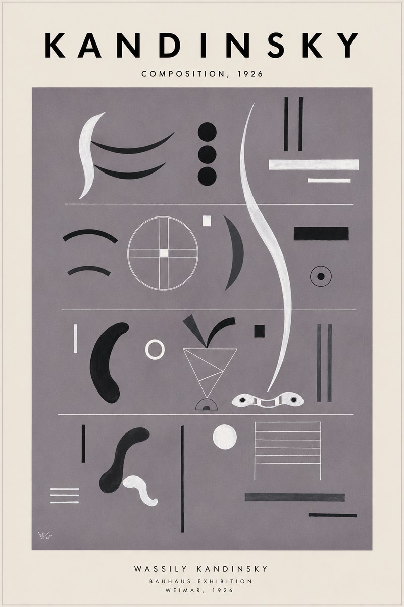 Kandinsky Composition I No6 - Juliste