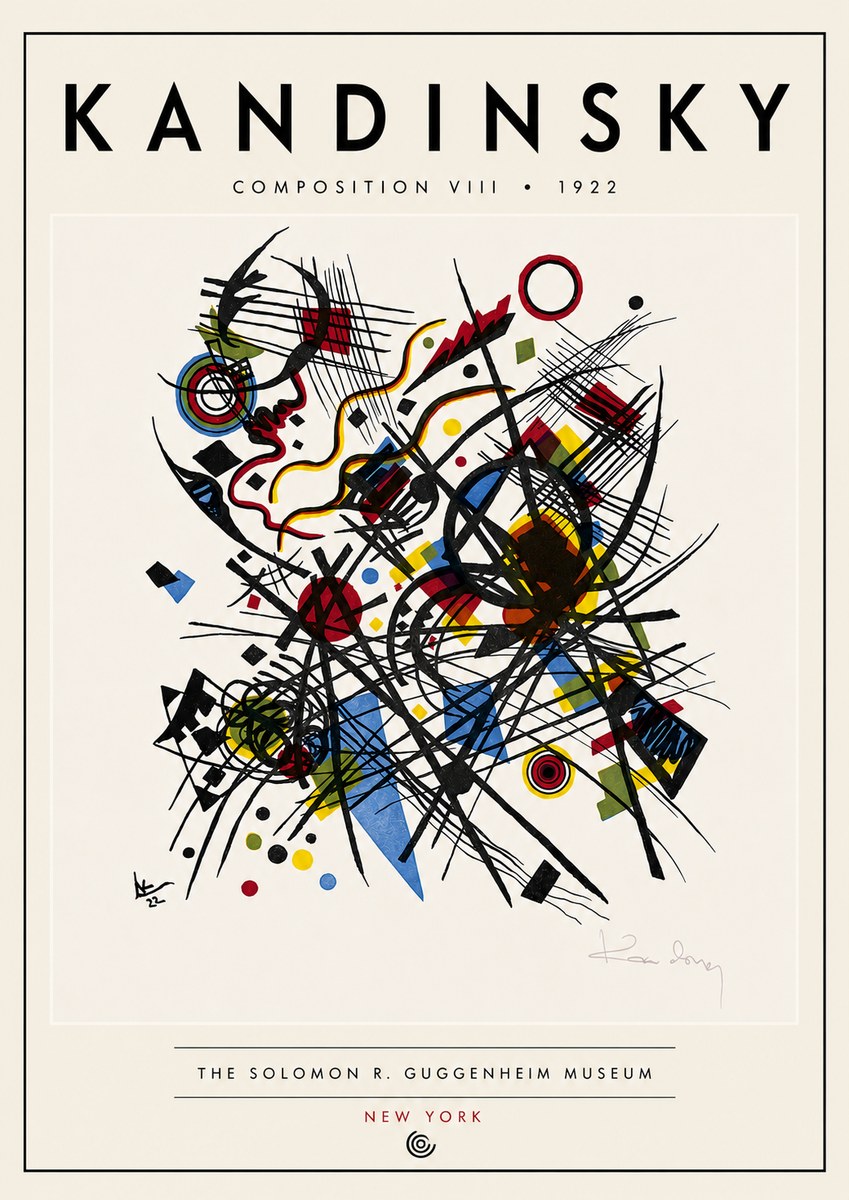 Kandinsky Composition Viii No6 - Juliste