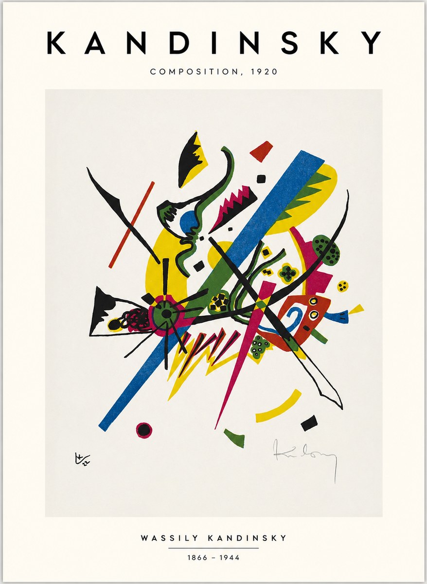 Kandinsky Composition, 1920 No1 - Juliste