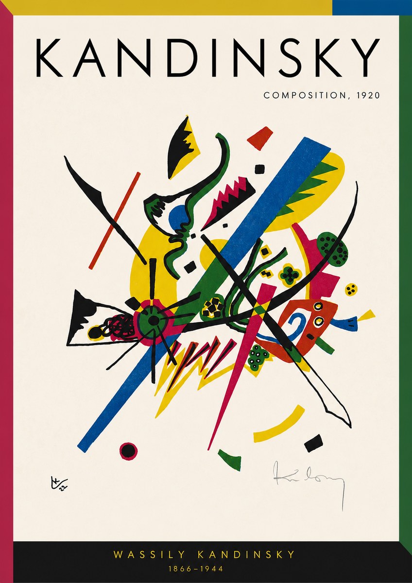 Kandinsky Composition, 1920 No2 - Juliste