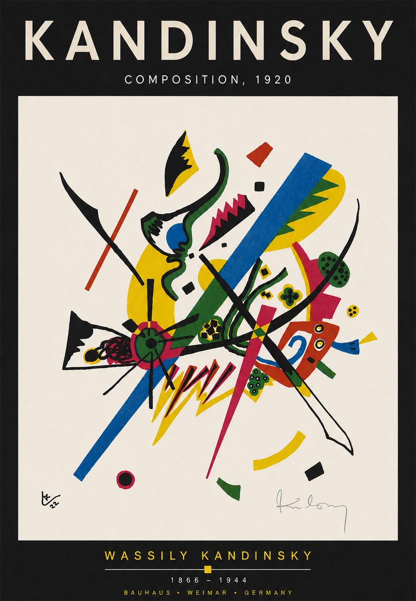 Kandinsky Composition, 1920 No4 - Juliste