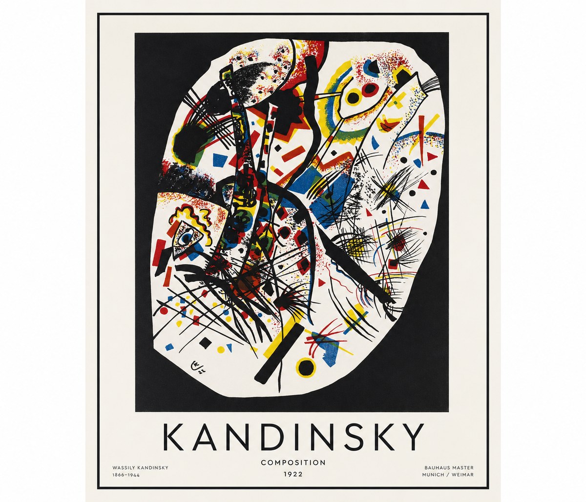 Kandinsky Composition 1922 No1 - Juliste