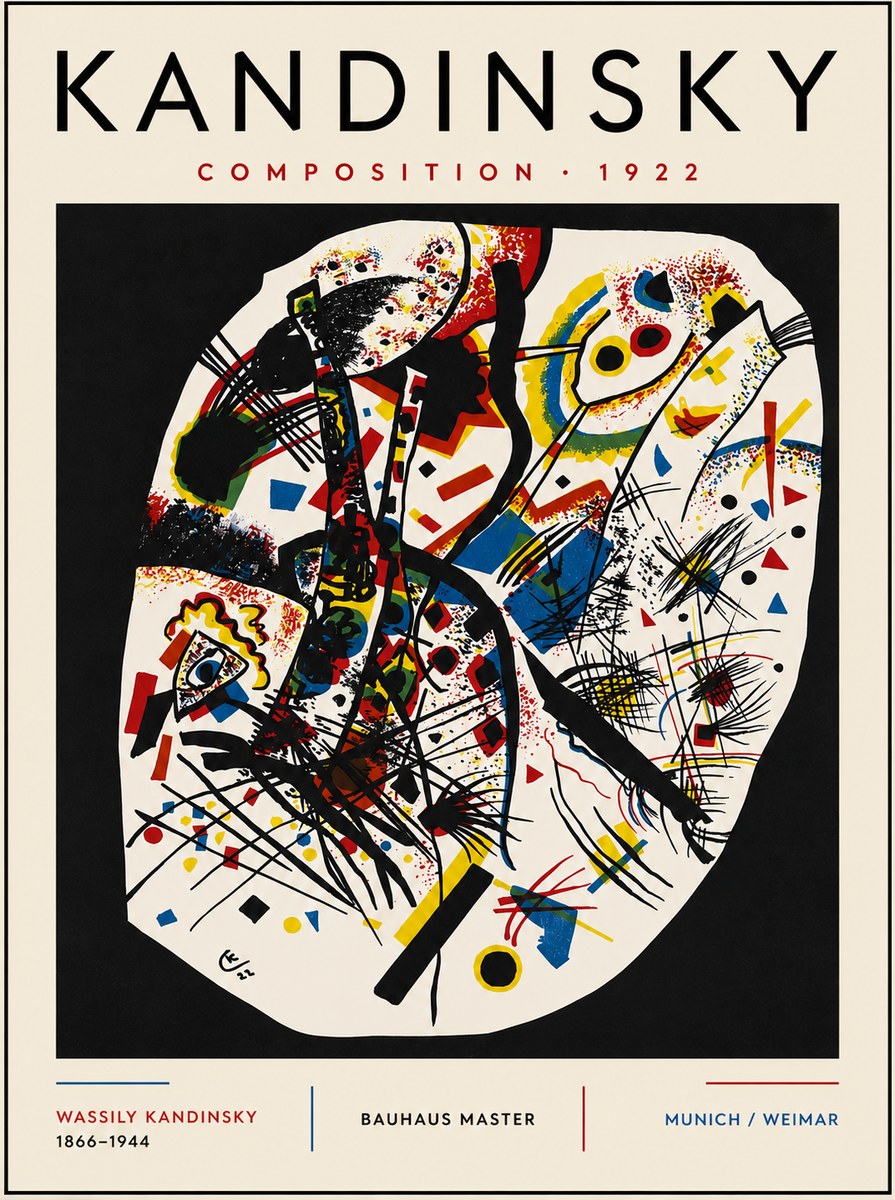 Kandinsky Composition 1922 No6 - Juliste