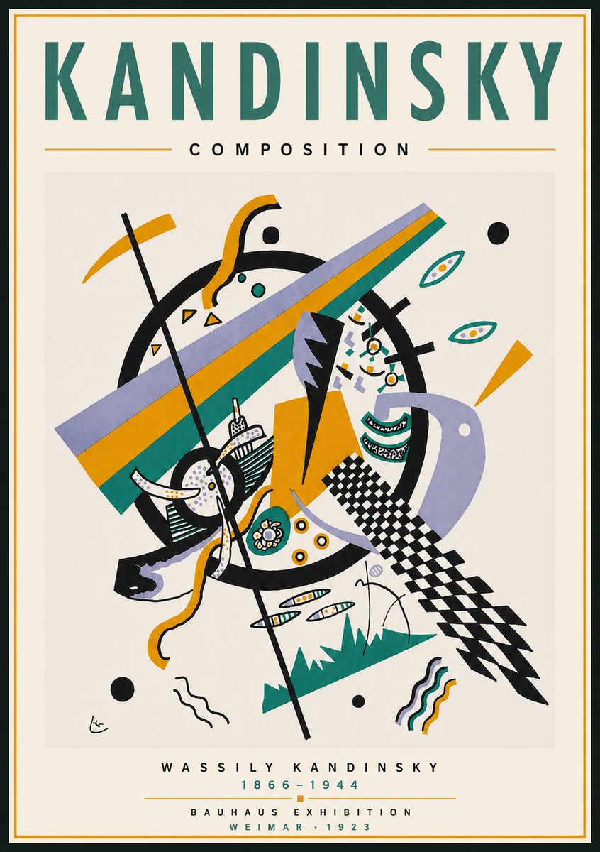 Kandinsky Composition III No6 - Juliste