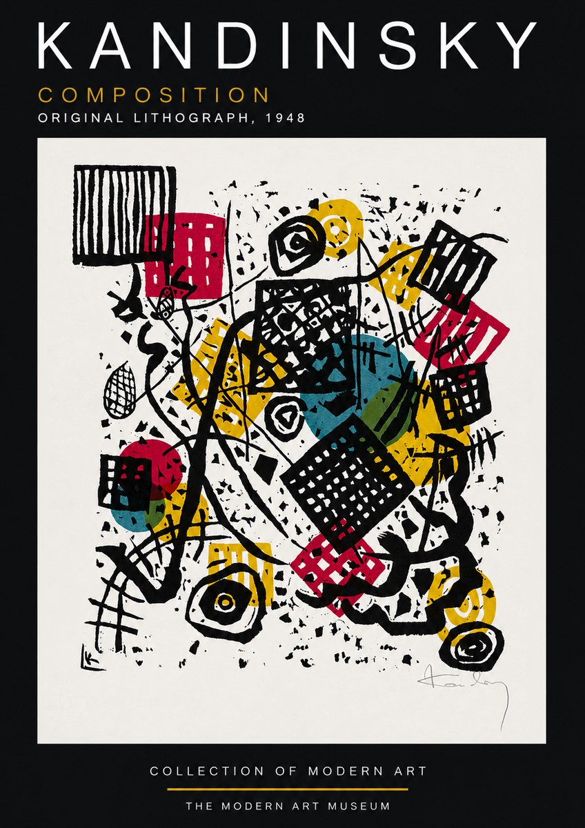 Kandinsky Composition IV No3 - Juliste