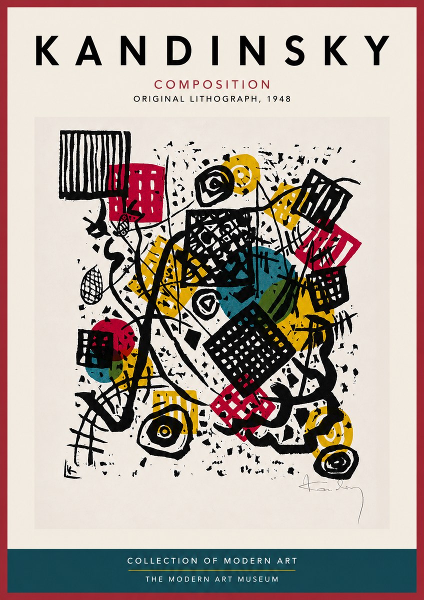 Kandinsky Composition IV No5 - Juliste
