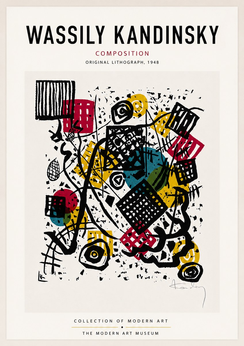 Kandinsky Composition IV No6 - Juliste