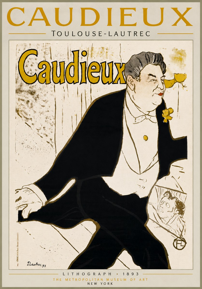 Toulouse-Lautrec Caudieux No5 - Juliste