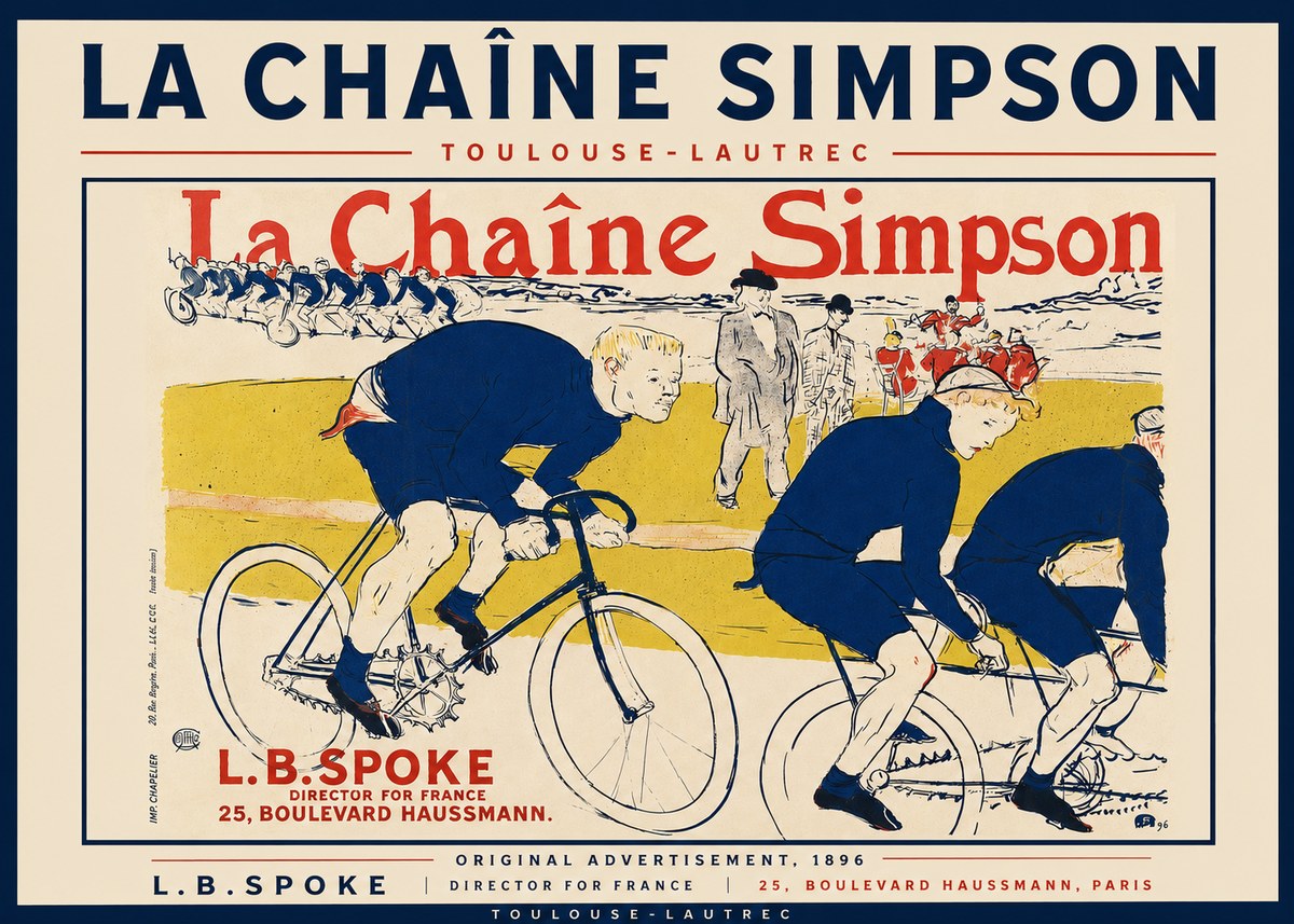 Toulouse-Lautrec La Chaîne Simpson No4 - Juliste