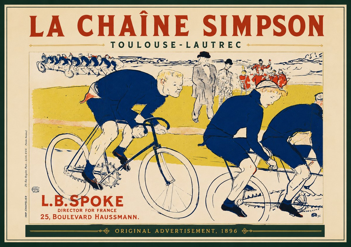 Toulouse-Lautrec La Chaîne Simpson No5 - Juliste