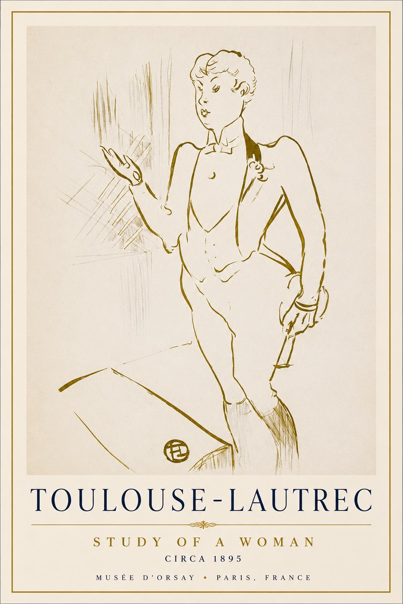 Toulouse-Lautrec The Poet of Parisian Life No2 - Juliste
