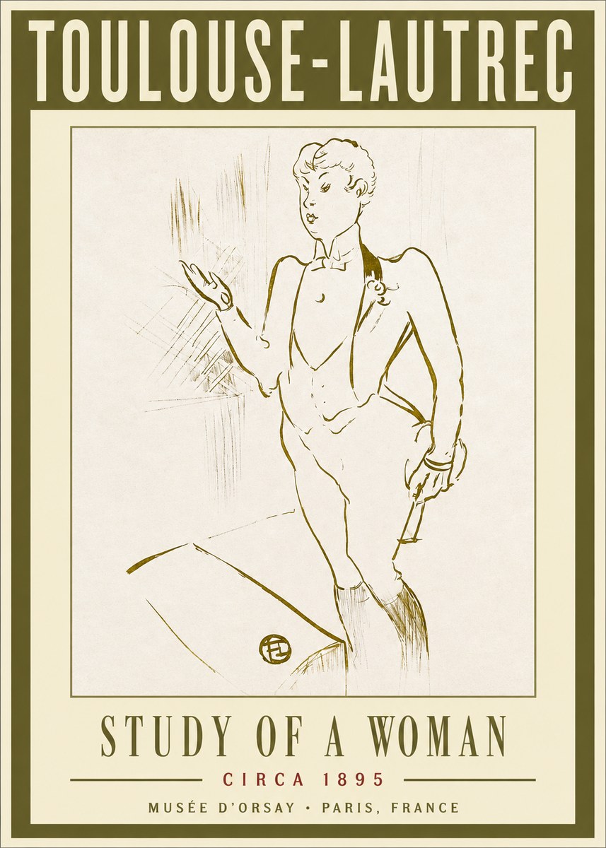 Toulouse-Lautrec The Poet of Parisian Life No3 - Juliste