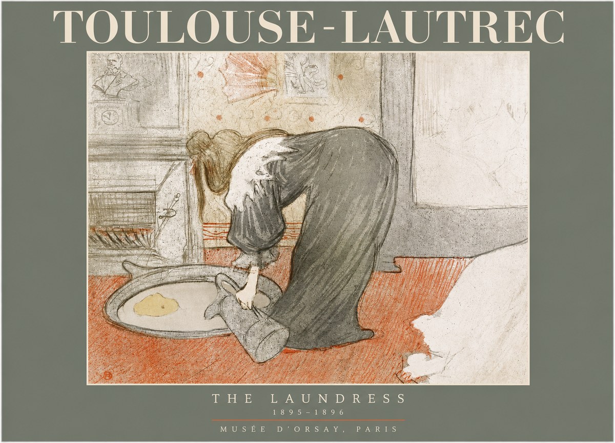 Toulouse-Lautrec The Laundress No2 - Juliste