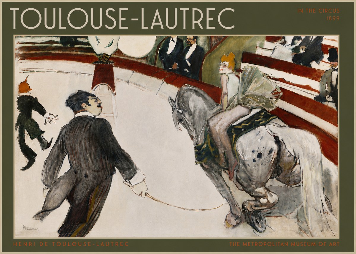 Toulouse-Lautrec In the Circus No5 - Juliste