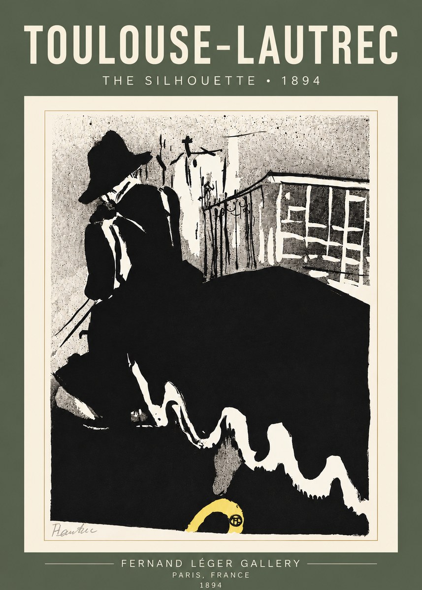 Toulouse-Lautrec The Silhouette No4 - Juliste