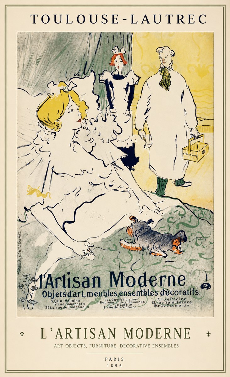 Toulouse-Lautrec L'artisan Moderne No1 - Juliste