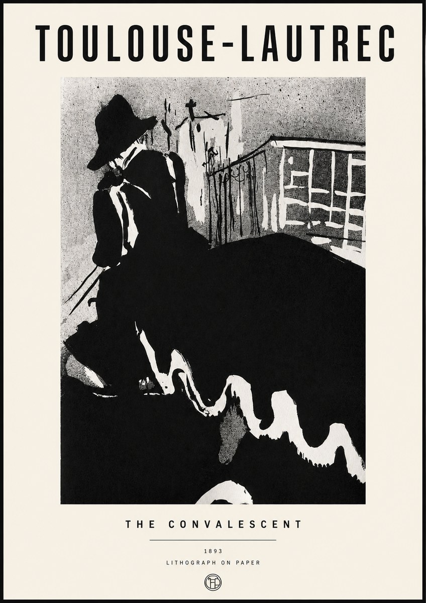 Toulouse-Lautrec The Convalescent No3 - Juliste