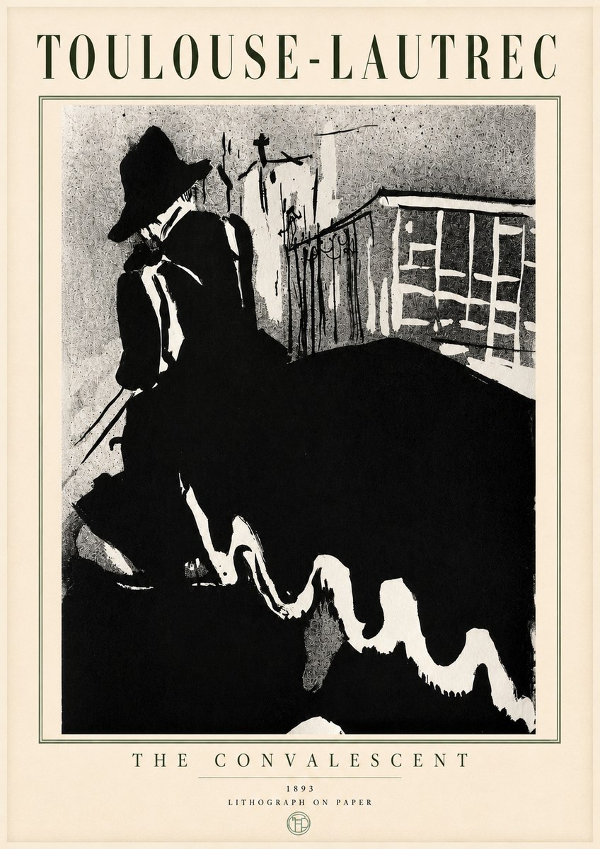 Toulouse-Lautrec The Convalescent No4 - Juliste