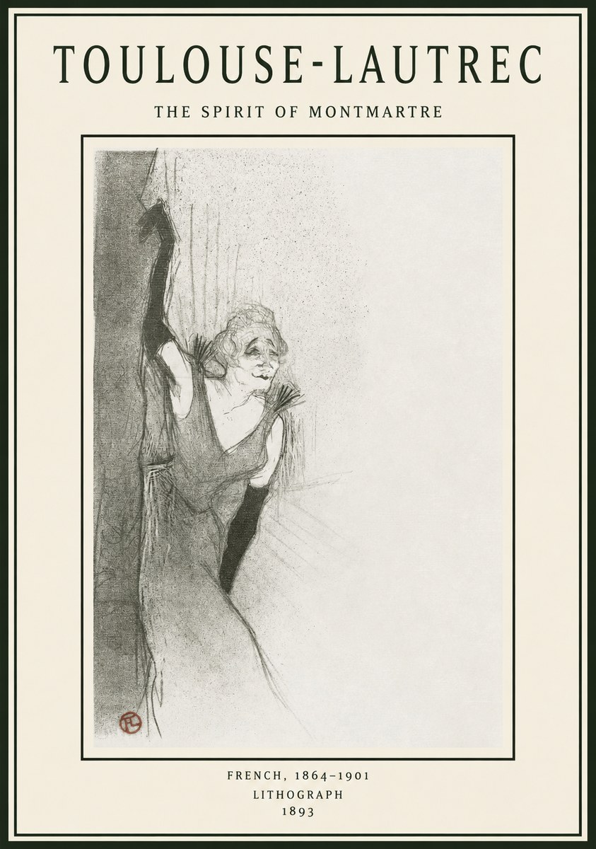 Toulouse-Lautrec The Spirit of Montmartre No1 - Juliste