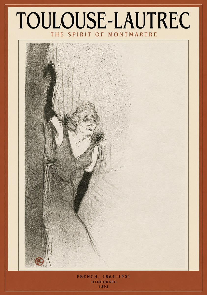 Toulouse-Lautrec The Spirit of Montmartre No2 - Juliste