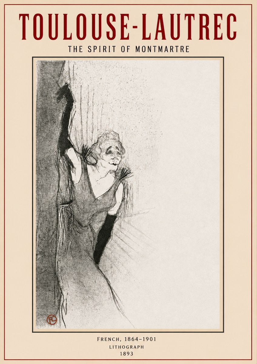 Toulouse-Lautrec The Spirit of Montmartre No4 - Juliste