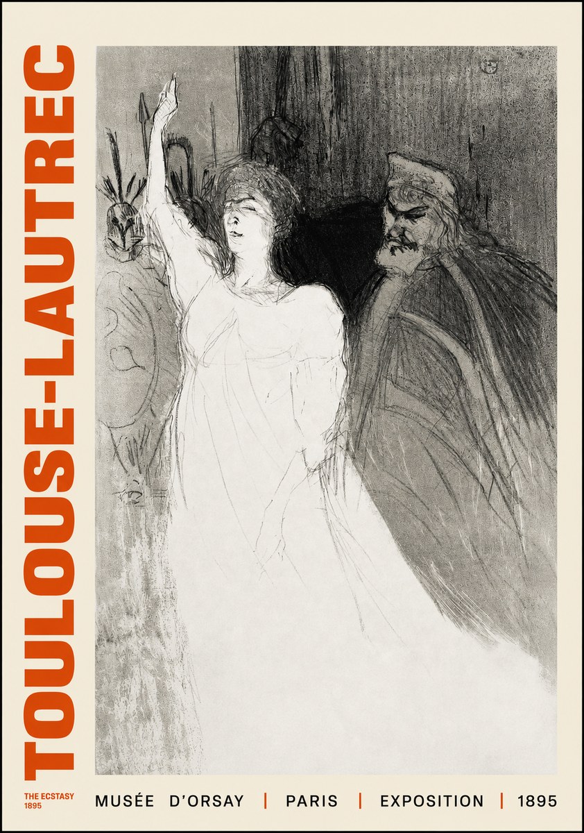 Toulouse-Lautrec The Ecstasy No2 - Juliste