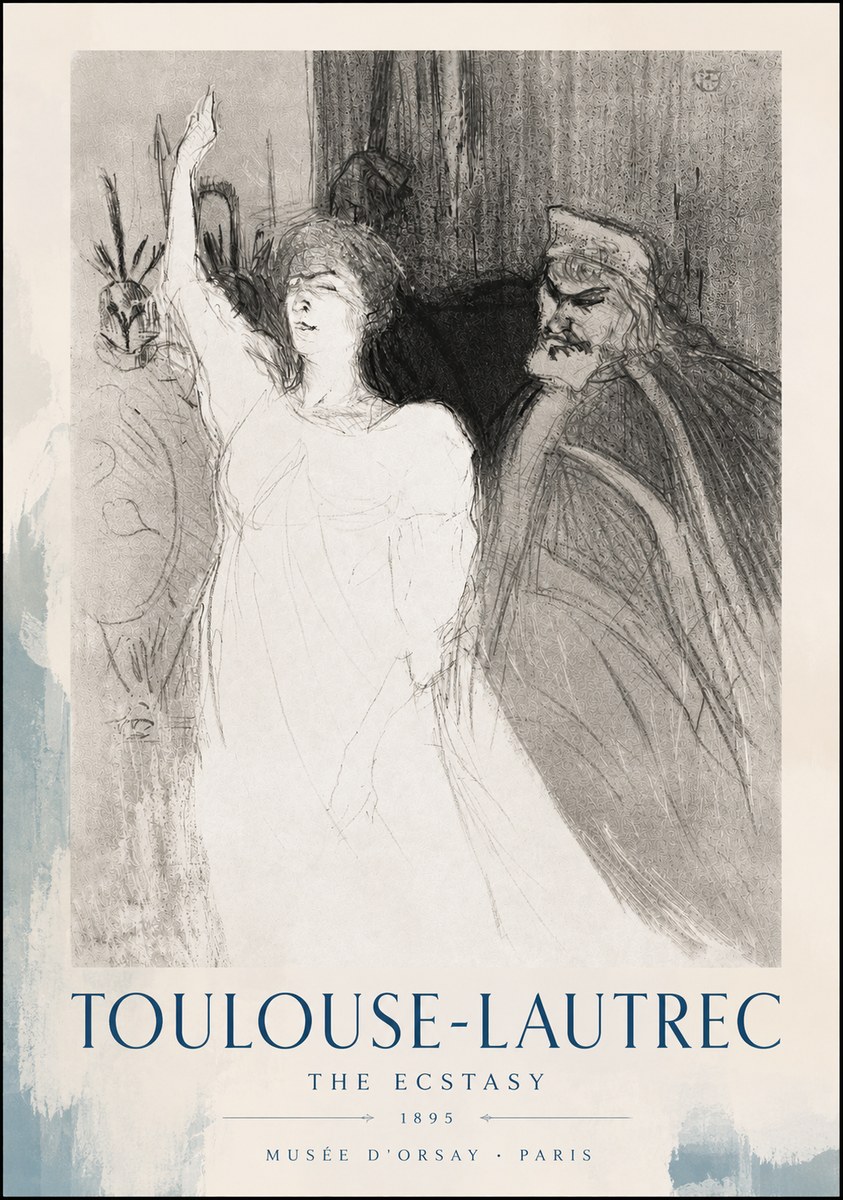 Toulouse-Lautrec The Ecstasy No6 - Juliste