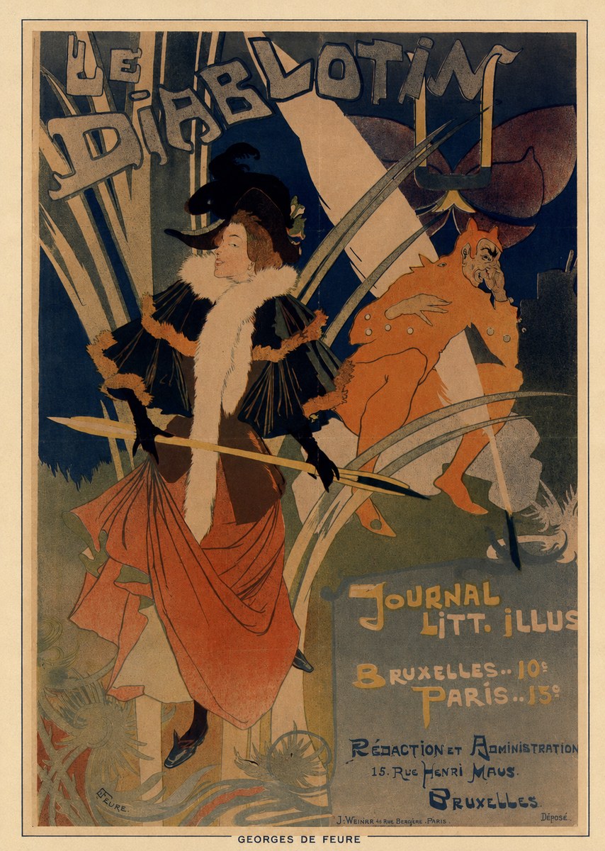 Georges de Feure Le Diablotin I No6 - Juliste