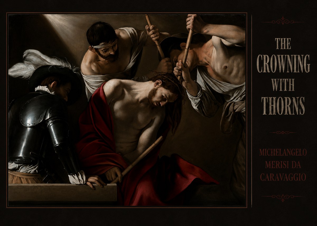 Michelangelo Merisi da Caravaggio The Crowning with Thorns I No3 - Juliste