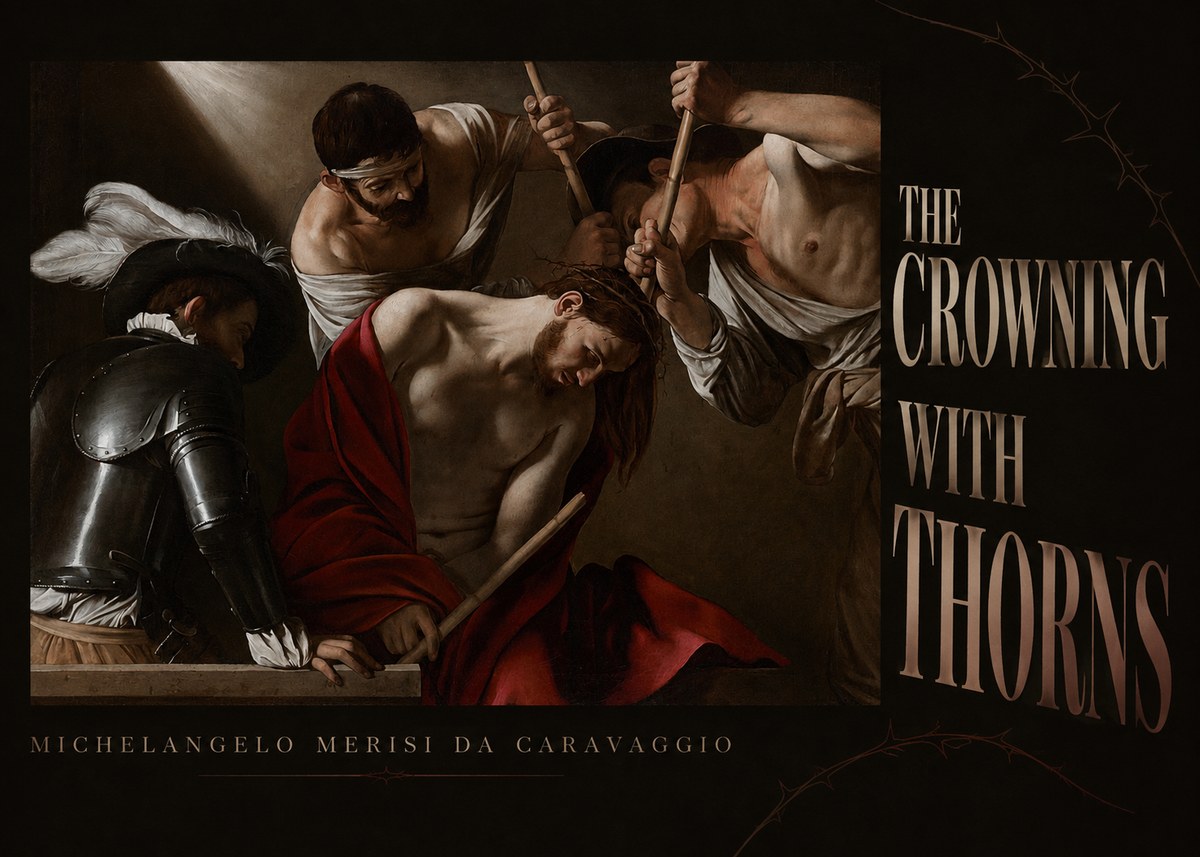 Michelangelo Merisi da Caravaggio The Crowning with Thorns I No5 - Juliste