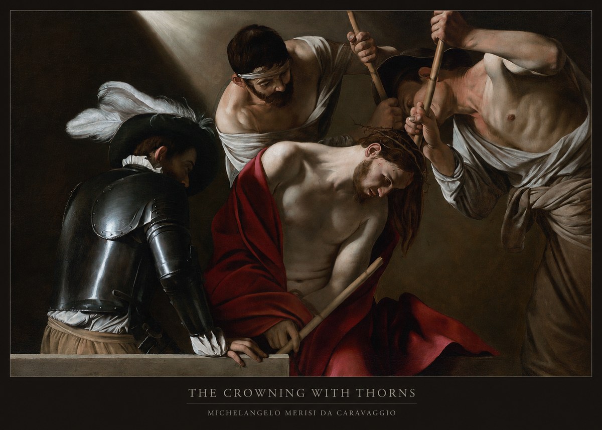 Michelangelo Merisi da Caravaggio The Crowning with Thorns I No6 - Juliste