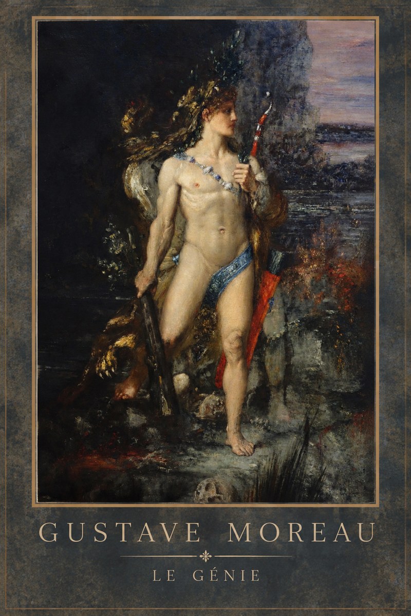 Gustave Moreau Saint Sebastian I No4 - Juliste