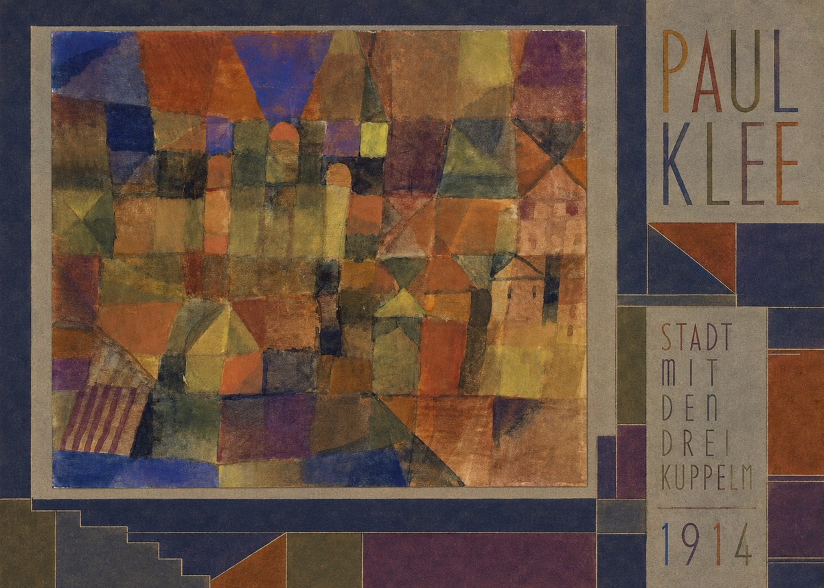 Paul Klee Stadt Mit Den Drei Kuppeln No3 - Juliste
