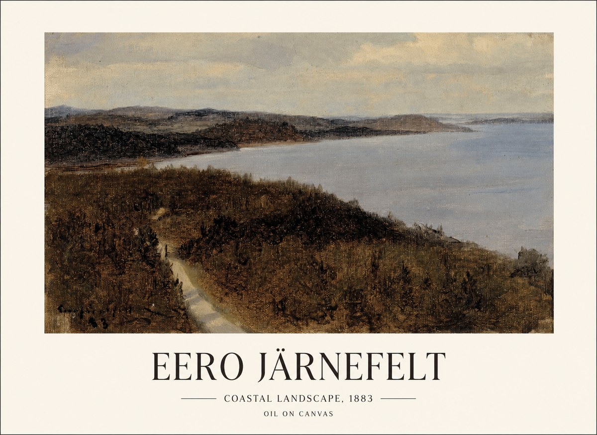 Eero Järnefelt Coastal Landscape, 1883 No1 - Juliste