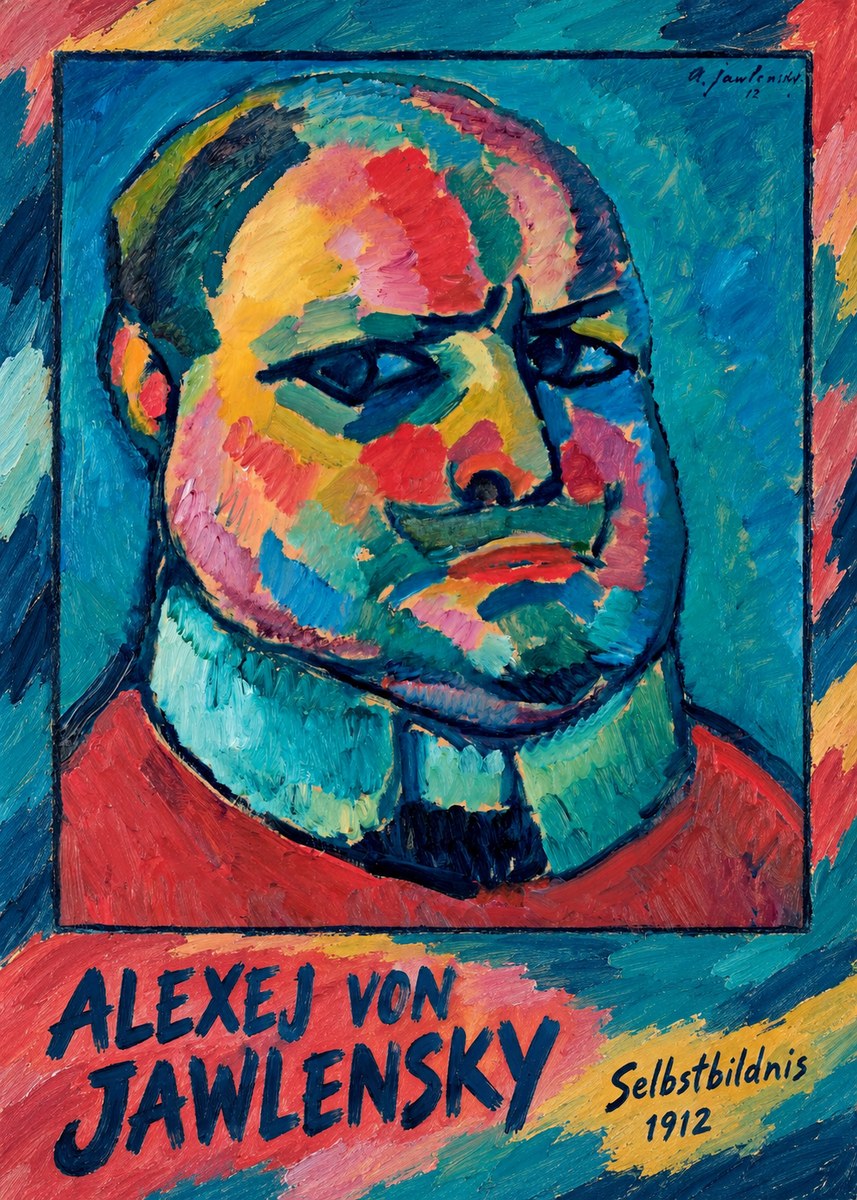 Alexej von Jawlensky Selbstbildnis No4 - Juliste