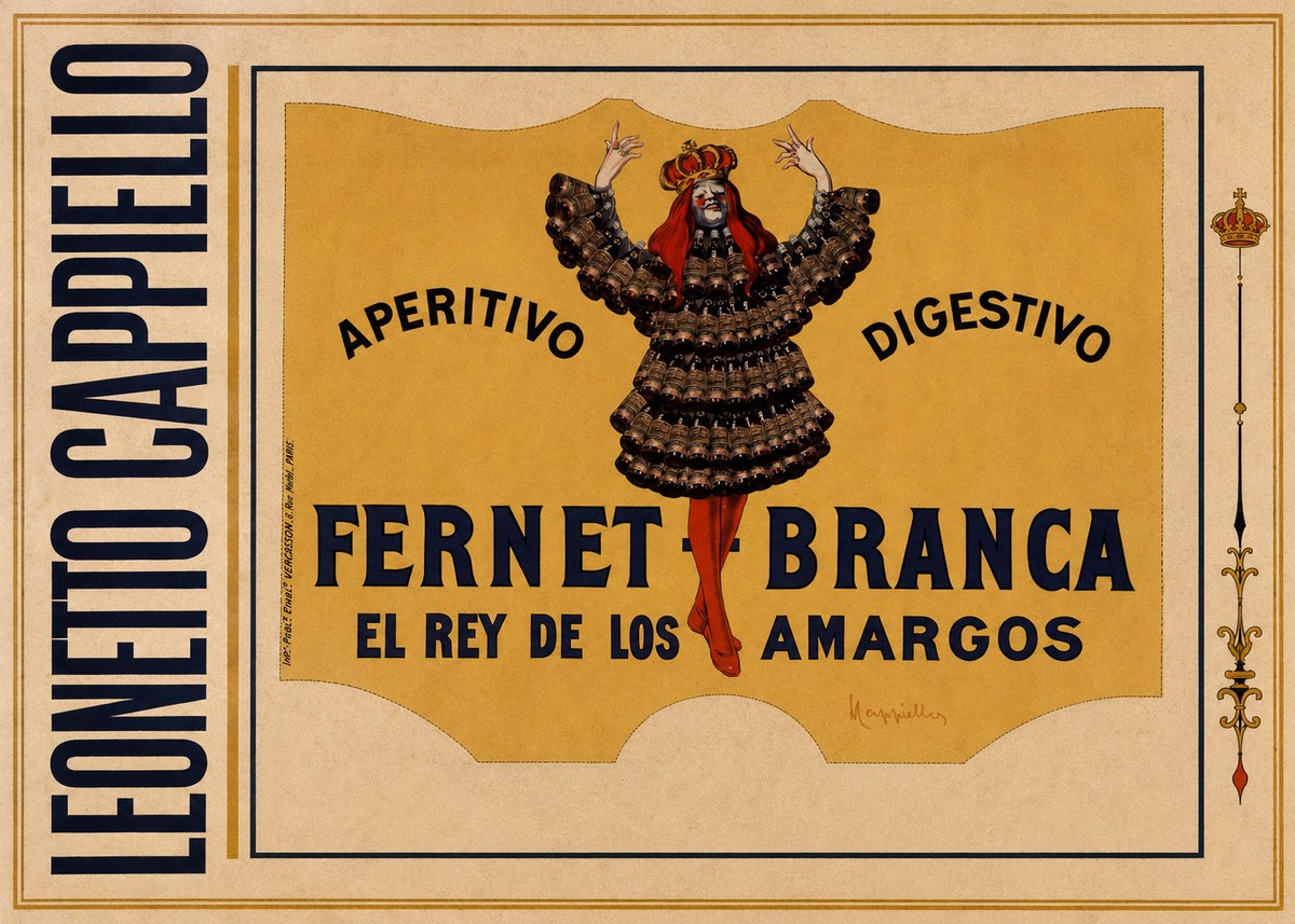 Leonetto Cappiello Fernet Branca No3 - Juliste