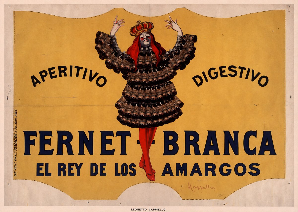 Leonetto Cappiello Fernet Branca No6 - Juliste