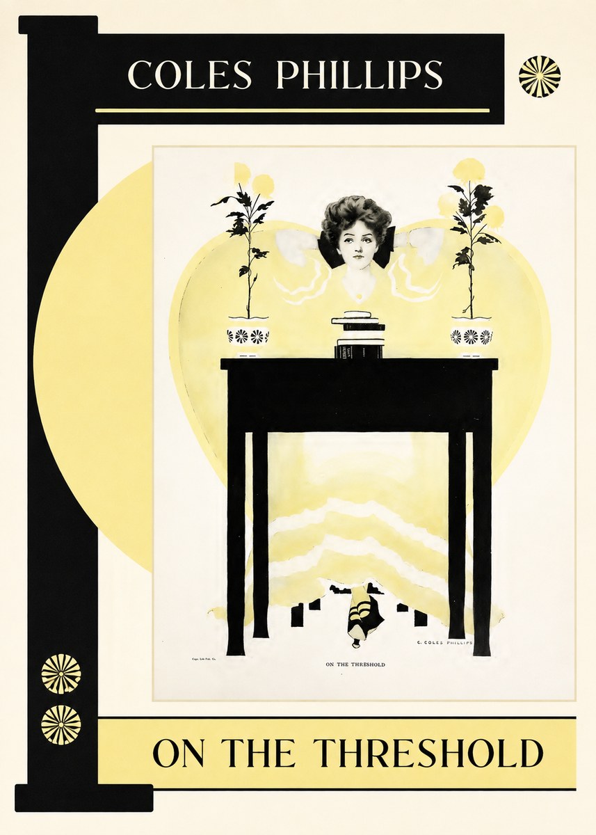 Coles Phillips On the Threshold No5 - Juliste