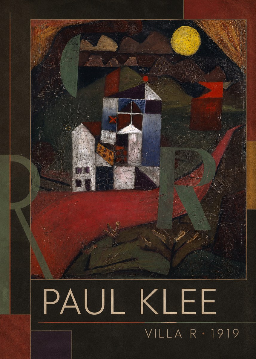 Paul Klee Villa R • 1919 No1 - Juliste