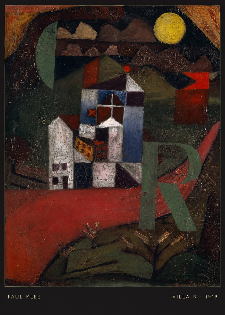 Paul Klee Villa R • 1919 No6 - Juliste