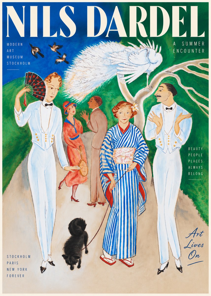 Nils Dardel A Brighter World No6 - Juliste